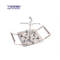 FA Fiber Array Holder Jig 6 Support à ressort Jig FAU Grind Cable Grinding Puck Fiber Optic Polishing Fixture