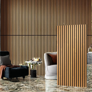 Paneles Acústicos Modernos y Ligeros con 90% de Reducción de Ruido, Diseño de Listones Impermeables para Dormitorios, Hoteles y Almacenes - Product Image 1