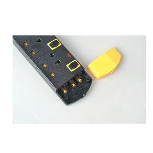 Bande d'alimentation de bureau 13A avec 5 prises secteur <span class=keywords><strong>prise</strong></span> d'extension en plastique pour bureau à domicile <span class=keywords><strong>prise</strong></span> britannique Standard - Product Image 5