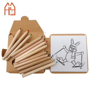 Ensemble de livres de coloriage avec logo personnalisé avec 12 crayons de couleur <span class=keywords><strong>Kit</strong></span> d'apprentissage créatif pour le dessin et la peinture pour enfants - Product Image 5