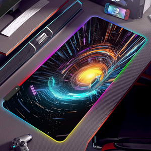 Thêm lớn <span class=keywords><strong>XXL</strong></span> thoải mái RGB chiếu sáng Mousepad mềm không trượt nhanh chóng di chuyển cao su tự nhiên <span class=keywords><strong>Pad</strong></span> cho chơi game trong kho - Product Image 5