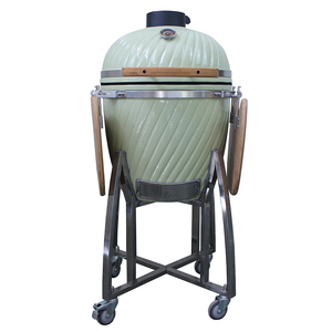 Parrilla Kamado de cerámica portátil de 20 pulgadas, de Metal ahumador, barbacoa de carbón, Parrilla De carbono, <span class=keywords><strong>Asador</strong></span> De cocina De carbono para uso en <span class=keywords><strong>el</strong></span> jardín - Product Image 1