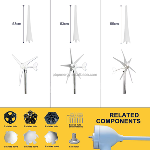 Aerogenerador Residencial de 800w 12v 24v para Techo - Sistema Fuera de la Red de 48V con Inversor para Generación de Electricidad en el Hogar - Product Image 5
