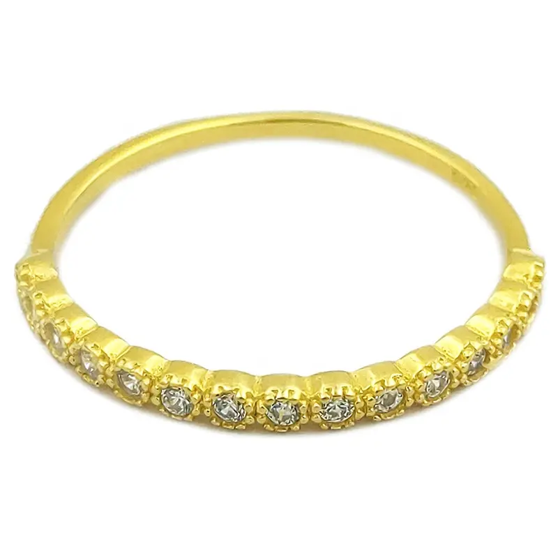 New design großhandel schmuck 925 sterling frauen silber elegante ringe gold überzogene