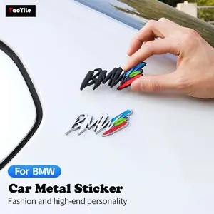 Phụ Tùng Ô Tô Và Phụ Kiện 3D Nhôm Huy Hiệu Biểu Tượng Kim Loại Đầy Đủ Xe Cơ Thể Sticker Cho BMW E30 E34 E87 G30 G20 M4 F11 F16 F36 F10