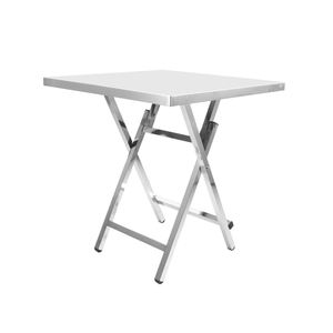 Tavolo da lavoro pieghevole in acciaio inossidabile tavolo da bistrot vendite dirette della fabbrica è adatto forl tavoli da pranzo in ristoranti all'aperto - Product Image 1