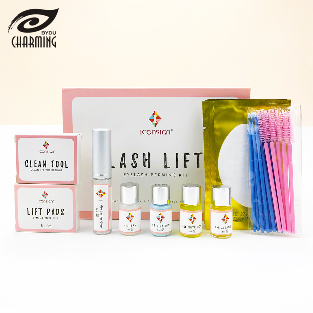 Набор для завивки ресниц 10 в 1, набор для перманентной завивки ресниц Iconsign, ламинация