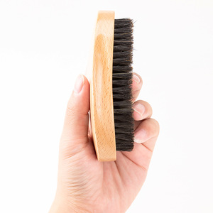 Wanmei Beard Care 3-Piece Set Wood Brush Double-Sided Comb <b>Shaving</b> Scissors For Men Grooming <b>Kit</b> Natural Look - Product Image 3