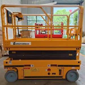 Plataforma Elevadora de Tijera Portátil para Mantenimiento de Almacenes, Capacidad de 450 kg, Plataforma Hidráulica Elevadora de Acero al Manganeso de Alta Resistencia - Product Image 4