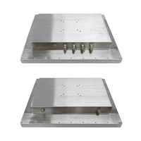 Panel de pantalla táctil Industrial para ordenador todo en uno, resistente al agua, 15, 17 y 19 pulgadas, con caja de Metal, anillo de sellado, Panel conector, PC