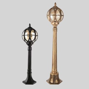 Aluminum Outdoor Lawn <b>Light</b> <b>LED</b> 2700K Warm White IP65 Water-Resistant Glass Shade Garden Lamp Post Solar Powered <b>Motion</b> <b>Sensor</b> - Product Image 2