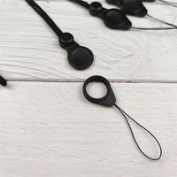 Sangle de téléphone tissée en nylon réglable pour téléphone, clé USB, tasse à eau, lanière, corde suspendue