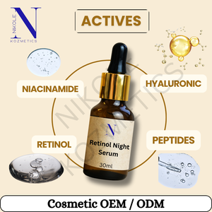 Sérum de nuit léger au rétinol, sérum réparateur pour le visage à absorption rapide, éclat lisse pour tous types de peau - Product Image 2