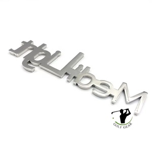 Étiquette métallique personnalisée en acier titane de qualité supérieure, lettres de l'alphabet pour décoration intérieure de luxe, marque d'identification robuste, service OEM compétitif - Product Image 2