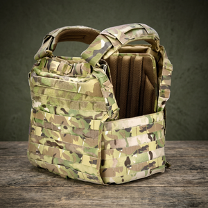 Vente Chaude Gilet d'Assaut pour Hommes Porte-plaques en Toile et Nylon, Imperméable, Respirant, Anti-plis, Confortable, Personnalisable, pour l'Extérieur - Product Image 2