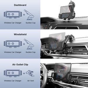 Support de téléphone de voiture à double bobine Chargeur sans fil pour téléphone portable Samsung Z Fold <span class=keywords><strong>3</strong></span> Z <span class=keywords><strong>Flip</strong></span> <span class=keywords><strong>3</strong></span> 4 <span class=keywords><strong>5</strong></span> - Product Image 4