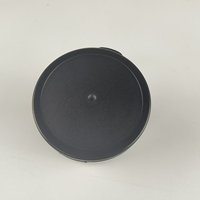 Bouteille ronde antivol en plastique dégradable de 150 ml avec bouchon à rabat pour l'emballage de bonbons
