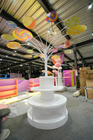 Décoration de magasin de bonbons, présentoir de bonbons, décoration de magasin de bonbons, arbre à sucettes, présentoir géant de bonbons, accessoires de décoration