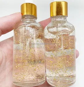 Özel etiket doğal 24k altın hyaluronik asit orijinal yüz serumu