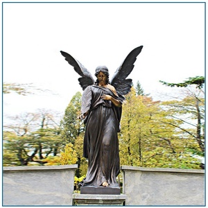 Statua in bronzo <span class=keywords><strong>a</strong></span> grandezza naturale di donna seduta su un fungo per decorazione da giardino - Product Image 6