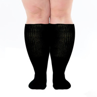Chaussettes de sport unisexes en bambou antibactériennes sans coutures confortables de grande taille respirantes pour les diabétiques