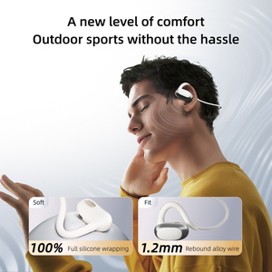 Écouteurs sportifs à tour de cou avec ANC, Bluetooth 6.0, étanches IPX7, autonomie de 15 heures, contrôle tactile, affichage numérique, Type-C - Product Image 2