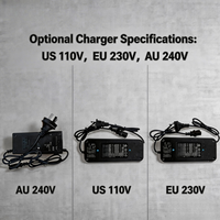 Chariot électrique LIWOF 12V pour remorque, capacité 3500 lb, alimenté par batterie 12Ah, pour remorques de camping-car, bateaux et utilitaires