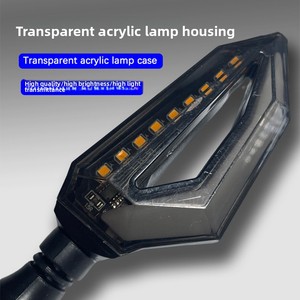 Lampe de signalisation LED à défilement pour moto et voiture électrique, design petit monstre, modèle 12V, lampe de modification - Product Image 3