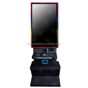 Machine de <span class=keywords><strong>jeu</strong></span> de compétences PA Market Underground Game Room Vanilla Hydro Cabinet avec écran incurvé de 43 pouces, porte-gobelet et panneau de boutons poussoirs - Product Image 6