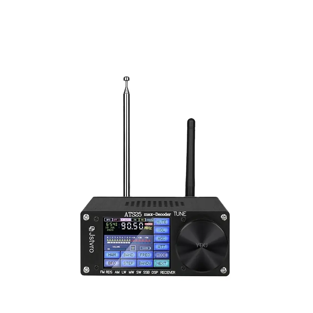 New Full-Band Radio Receiver ATS-25MAX-Decoder FM LW MW SW SSB DIGI CWR SYNC-L SYNC-U with Wifi Function