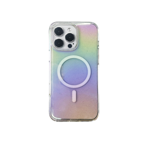 Custodia per telefono magnetica colorata rigida per PC a quattro angoli con coperchio a gradiente curvo compatibile con <span class=keywords><strong>iPhone</strong></span> 14 Pro Pro Max <span class=keywords><strong>XR</strong></span> altre donne - Product Image 1