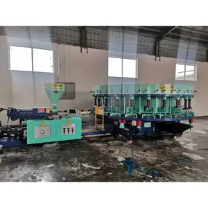 Rotary Plastic shoe slipper making machine