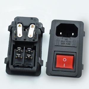 Zócalo AC C14 con interruptor LED, aplicación <span class=keywords><strong>industrial</strong></span> de 10A, 1 A - Product Image 4