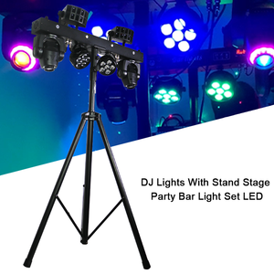 Igreslite Dj <strong>Gigbar</strong> Party Light Bar Strobe Movinghead Par Laser Effect Light 5in1 Stage Light With Stand - Product Image 6
