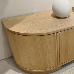 Tùy chỉnh hiện đại Scandinavian bằng gỗ TV đứng TV Tủ lưu trữ phương tiện truyền thông & TV đơn vị cho căn hộ sử dụng - Product Image 4