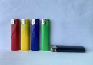 Briquet électrique rechargeable résistant aux enfants en gros d'usine pour cigarettes en plastique avec des motifs conçus - Product Image 3