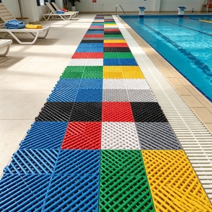 Dalles de sol modulaires en PVC INOLP pour intérieur, antidérapantes, à clipser, pour stades et gymnases. - Product Image 5