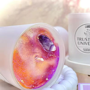 Velas de cristal para aromaterapia, velas curativas de obsidiana, velas mágicas para meditación de <span class=keywords><strong>mente</strong></span> <span class=keywords><strong>y</strong></span> <span class=keywords><strong>cuerpo</strong></span> de cuarzo - Product Image 5