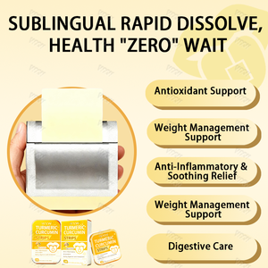 도매 강황 커큐민 경구용 용해 스트립 항산화 지원 경구용 스트립 강황 커큐민 추출물 보충제 - Product Image 4