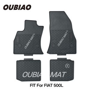 Tappetini Auto Impermeabili e Resistenti all'Usura in PVC Spessore 10mm Set Completo 4 Pezzi per <span class=keywords><strong>Fiat</strong></span> 500L - Product Image 2