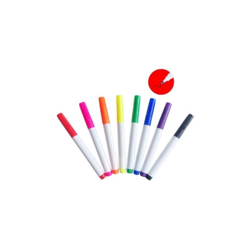 Маркеры, новинка, блестящие текстовые маркеры для теннисной площадки с поверхностью водолазки, новый сегментный стержень, стираемый бумажный Набор для рисования, маркеры, ручки