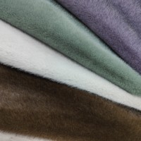 Tissu en fausse fourrure de renard à poils longs couleur unie, anti-chute de poils, doux et moelleux, pour manteau d'hiver pour femme, bordure de capuche et décoration intérieure de luxe