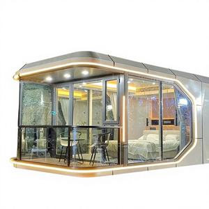 Casa Contenedor Portátil Impermeable Contemporánea, Casa Cápsula, Espacio Comercial Tipo Pod - Product Image 1