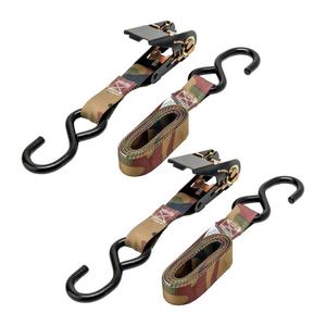 Sangles d'arrimage à cliquet en polyester de 1 pouce pour porte-bagages de <span class=keywords><strong>camion</strong></span> avec contrôle de charge pour bateaux - Product Image 1