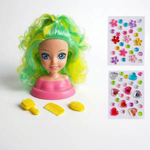 Mini Size High Quality Vinyl Styling Head Sticker Brush Comb <b>Silicone</b>-Vinyl Body <b>Window</b>-Box Packed Stock Supply - Product Image 4