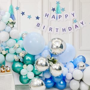 In the Trend 50 Inch Silver Gold Rose Gold Mix Color Party Decoration Sphere <b>Balloon</b> Large Outdoor Foil 4D <b>Balloons</b> - Product Image 4