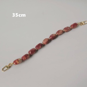 Top Demanded Luxury Transparent Resin Chain <b>Strap</b> for Designer <b>Bags</b>, Lightweight <b>Replacement</b> Handle for Purses for Sale - Product Image 2