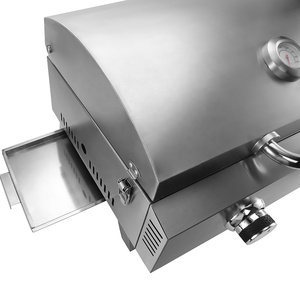 <span class=keywords><strong>Barbecue</strong></span> portable moderne de haute qualité <span class=keywords><strong>pour</strong></span> l'extérieur, en acier inoxydable, au <span class=keywords><strong>propane</strong></span>, avec thermomètres, double brûleur, allumage électronique, flamme - Product Image 4