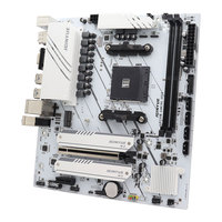 Carte mère JGINYUE B550M DDR4 M-ATX pour ordinateur de bureau, compatible avec les processeurs AM4 des séries 4000 et 5000