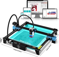 Machine de gravure et de découpe laser Twotrees TTS-55 Pro prête à être expédiée, à focale fixe, avec protection oculaire et conception laser à spot compressé